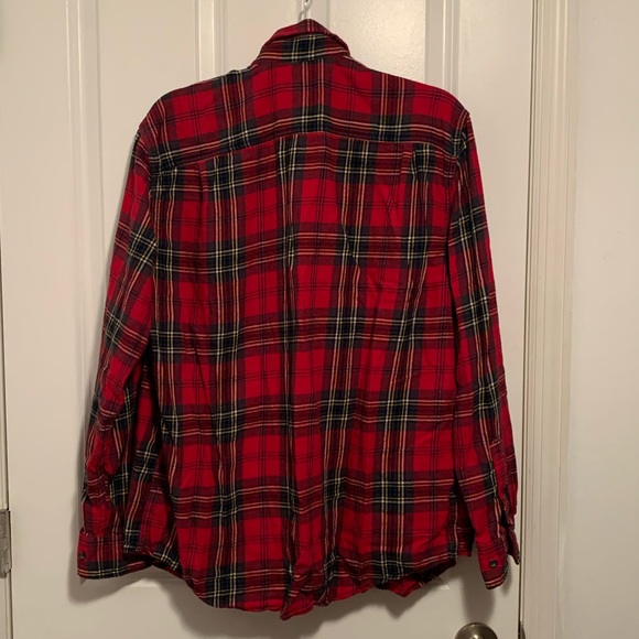 Red and green oversized flannel - Picture 4 of 4